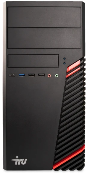 ПК IRU Planio 310H6SM MT i3 12100F (3.3) 8Gb SSD256Gb GT610 2Gb без ОС GbitEth 400W черный (RUS) (2162845)