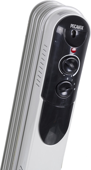 Радиатор масляный Ресанта ОМПТ- 5Н 1000Вт белый