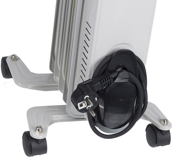 Радиатор масляный Ресанта ОМПТ- 5Н 1000Вт белый