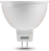 Лампа светодиодная Gauss Elementary MR16 9Вт цок.:GU5.3 софит 220B св.свеч.бел.теп. MR16 (упак.:1шт) (13529) Лампа светодиодная Gauss Elementary MR16 9Вт цок.:GU5.3 софит 220B св.свеч.бел.теп. MR16 (упак.:1шт) (13529)