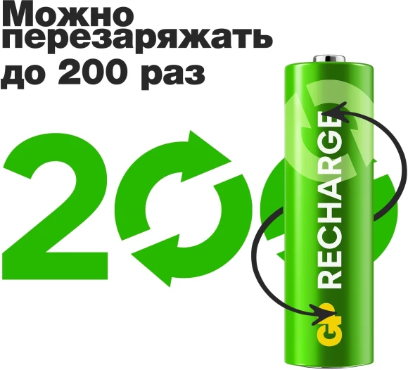 Аккумулятор GP Smart Energy AA NiMH 1000mAh (4шт)
