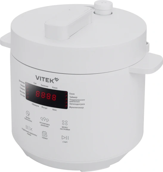 Мультиварка-скороварка Vitek VT-MC0301 3л 500Вт белый Мультиварка-скороварка Vitek VT-MC0301 3л 500Вт белый