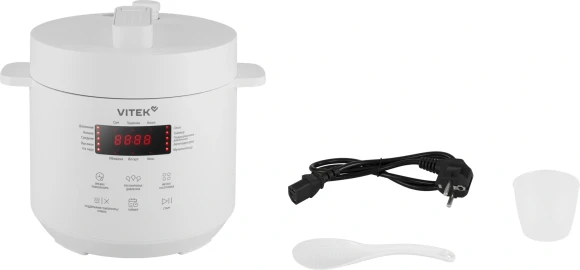 Мультиварка-скороварка Vitek VT-MC0301 3л 500Вт белый Мультиварка-скороварка Vitek VT-MC0301 3л 500Вт белый