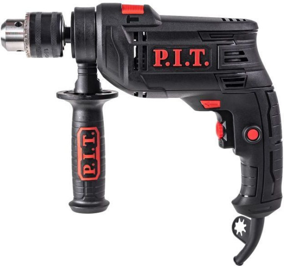 Дрель ударная P.I.T. PSB13-C6 650Вт ключевой реверс