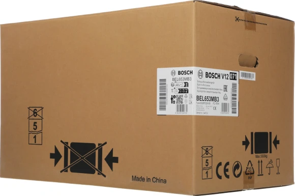 Микроволновая печь Bosch BEL653MB3 25л. 800Вт черный (встраиваемая)