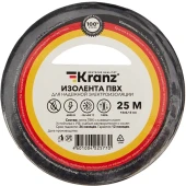 Изолента Kranz KR-09-2106 ш.15мм 25м черный Изолента Kranz KR-09-2106 ш.15мм 25м черный