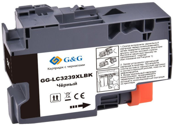 Картридж струйный G&G GG-LC3239XLBK черный (129мл) для Brother HL-J6000DW/J6100DW Картридж струйный G&G GG-LC3239XLBK черный (129мл) для Brother HL-J6000DW/J6100DW