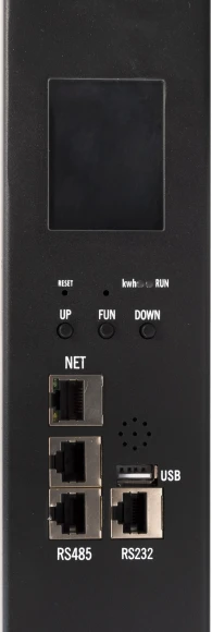 Блок распределения питания Powercom PDU-32AVMS24-18C3-6C9-3P верт.размещ. 18xC13 6xC19 с сетевым мониторингом 3x32A EN 60309 2м