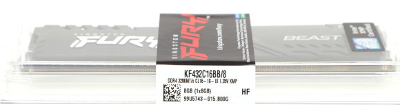 Память DDR4 8Gb 3200MHz Kingston KF432C16BB/8 Fury Beast Black RTL Gaming PC4-25600 CL16 DIMM 288-pin 1.35В single rank с радиатором Ret Память DDR4 8Gb 3200MHz Kingston KF432C16BB/8 Fury Beast Black RTL Gaming PC4-25600 CL16 DIMM 288-pin 1.35В single rank с радиатором Ret