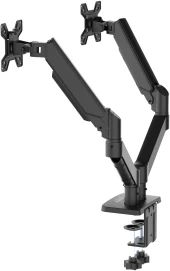 Кронштейн для мониторов ЖК Buro BU-M12 черный 17"-32" макс.10кг крепление к столешнице поворот и наклон Кронштейн для мониторов ЖК Buro BU-M12 черный 17"-32" макс.10кг крепление к столешнице поворот и наклон