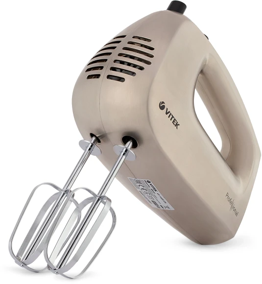 Миксер ручной Vitek VT-1422 600Вт хром/золотистый