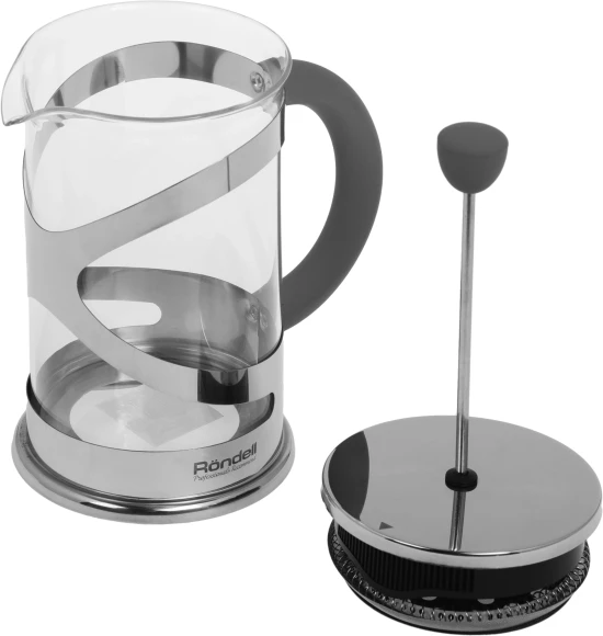 Френч-пресс Rondell Crystal Grey RDS-839 0.8л серый