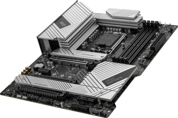 Материнская плата MSI PRO Z790-A MAX WIFI Soc-1700 Intel Z790 4xDDR5 ATX AC`97 8ch(7.1) 2.5Gg RAID+HDMI+DP