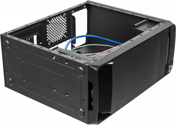 Корпус Accord E-01 черный без БП ATX 1x80mm 1x92mm 2x120mm 2xUSB2.0 1xUSB3.0 audio