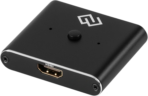 Переключатель аудио-видео Digma HDMI (f)/HDMI (f)/HDMI (f) черный (D-HSW-V2.0X2)