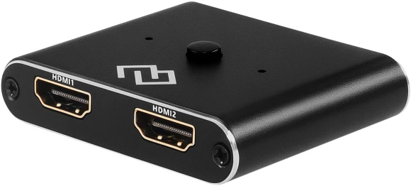 Переключатель аудио-видео Digma HDMI (f)/HDMI (f)/HDMI (f) черный (D-HSW-V2.0X2)