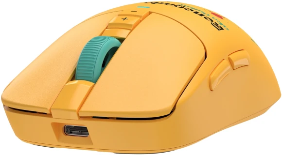 Мышь A4Tech Bloody R72 Ultra Duo Renegade Sunset желтый/рисунок оптическая 20000dpi беспров. USB/USB-C 6but (R72 ULTRA DUO) Мышь A4Tech Bloody R72 Ultra Duo Renegade Sunset желтый/рисунок оптическая 20000dpi беспров. USB/USB-C 6but (R72 ULTRA DUO)