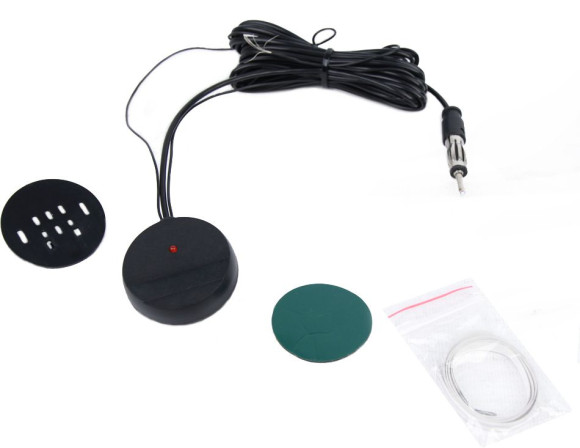 Антенна автомобильная ACV 99 Express активная радио каб.:2.5м черный (35721)