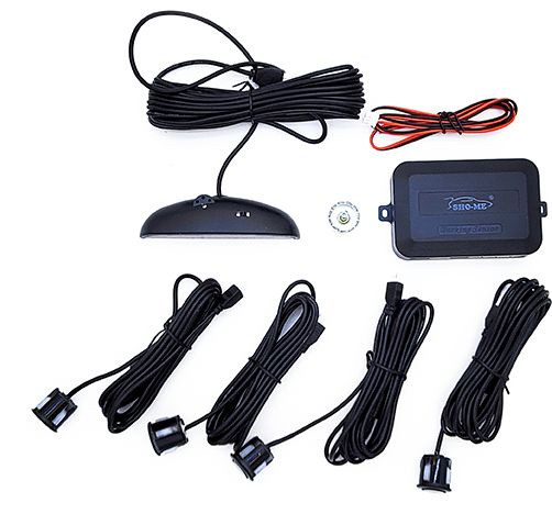 Парковочный Радар Sho-Me Y-2618N04 4 датчика 18мм серебристый Парковочный Радар Sho-Me Y-2618N04 4 датчика 18мм серебристый