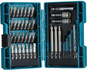 Набор оснастки Makita B-54106 по дер/мет (38пред.) для шуруповертов/дрелей Набор оснастки Makita B-54106 по дер/мет (38пред.) для шуруповертов/дрелей