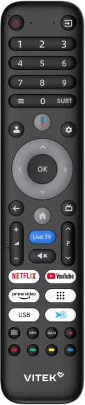 Телевизор LED Vitek 43" VT-43UBS410 Google TV Frameless черный 4K Ultra HD 60Hz MEMC DVB-T DVB-T2 DVB-C DVB-C2 DVB-S DVB-S2 USB WiFi Smart TV Телевизор LED Vitek 43" VT-43UBS410 Google TV Frameless черный 4K Ultra HD 60Hz MEMC DVB-T DVB-T2 DVB-C DVB-C2 DVB-S DVB-S2 USB WiFi Smart TV