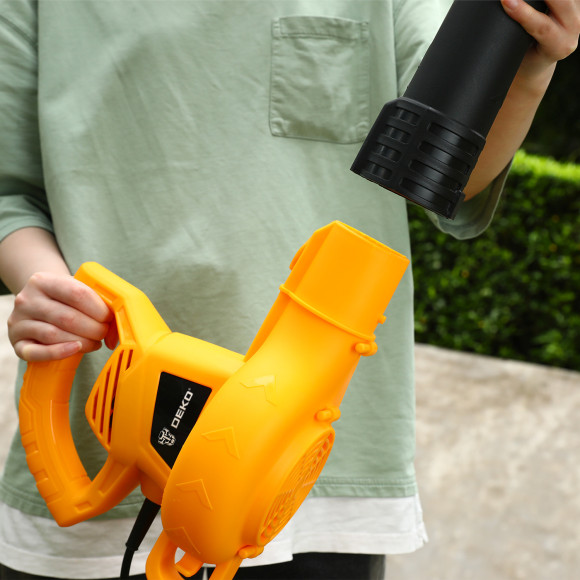 Воздуходувка Deko DKBL3000 3000Вт пит.:от сети желтый/черный