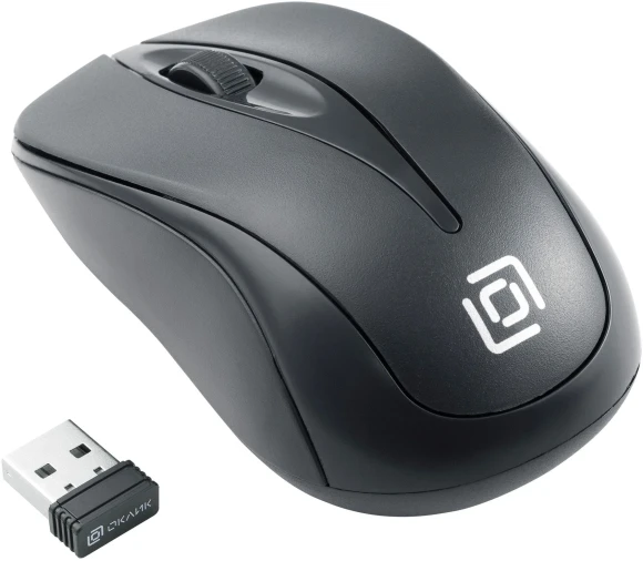 Мышь Оклик 675MW черный оптическая 1200dpi беспров. USB для ноутбука 3but (1025915) Мышь Оклик 675MW черный оптическая 1200dpi беспров. USB для ноутбука 3but (1025915)