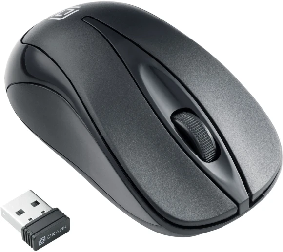 Мышь Оклик 675MW черный оптическая 1200dpi беспров. USB для ноутбука 3but (1025915) Мышь Оклик 675MW черный оптическая 1200dpi беспров. USB для ноутбука 3but (1025915)