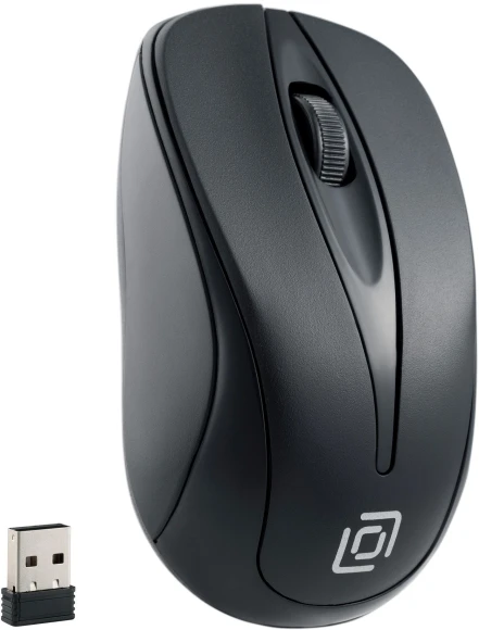 Мышь Оклик 675MW черный оптическая 1200dpi беспров. USB для ноутбука 3but (1025915) Мышь Оклик 675MW черный оптическая 1200dpi беспров. USB для ноутбука 3but (1025915)