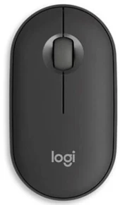 Мышь Logitech Pebble 2 M350S графитовый оптическая 4000dpi silent беспров. BT для ноутбука 2but (910-006988)