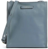 Сумка кросс-боди женская The Bridge Mirra 04160501/YH темно-синяя натур.кожа