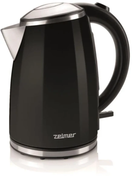 Чайник электрический Zelmer ZCK1274B 1.7л. 2200Вт черный корпус: металл (71505040P)