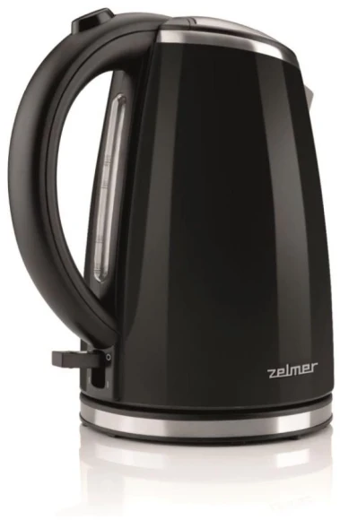Чайник электрический Zelmer ZCK1274B 1.7л. 2200Вт черный корпус: металл (71505040P)
