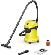 Строительный пылесос Karcher KWD 3 S V-17/4/20 Anniversary Edition 1000Вт (уборка: сухая/сбор воды) черный