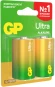 Батарея GP Ultra Alkaline 13AUA21-2CRSBC2 D (2шт) блистер