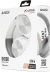 Наушники мониторные A4Tech 2Drumtek BH300 1м белый/серый беспроводные bluetooth оголовье (BH300 GRAYISH WHITE)