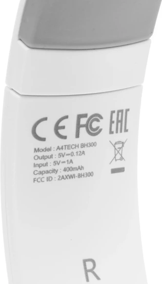 Наушники мониторные A4Tech 2Drumtek BH300 1м белый/серый беспроводные bluetooth оголовье (BH300 GRAYISH WHITE) Наушники мониторные A4Tech 2Drumtek BH300 1м белый/серый беспроводные bluetooth оголовье (BH300 GRAYISH WHITE)