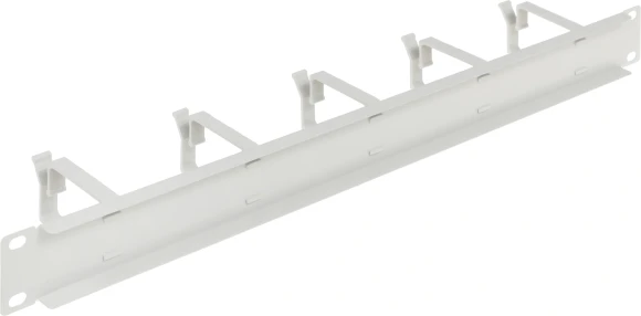 Кабельный органайзер Горизонтальный Lande LN-KDG-YKD-1UKN-LG односторонний кольца 1U шир.:19" глуб.:72мм