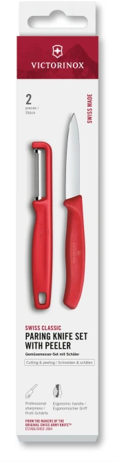 Набор нож/овощеч. Victorinox Swiss Classic 6.7114.21C1 компл.:2предм. зеленый европодвес Набор нож/овощеч. Victorinox Swiss Classic 6.7114.21C1 компл.:2предм. зеленый европодвес