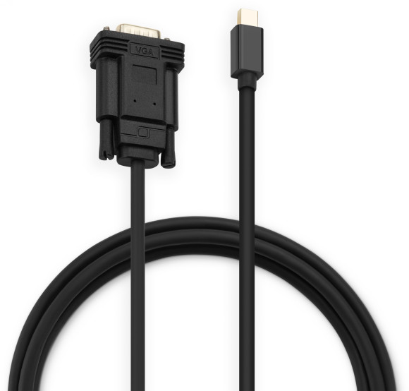 Кабель аудио-видео Buro 1.1v miniDisplayport (m)/VGA (m) 2м. позолоч.конт. черный (BHP MDPP-VGA-2) Кабель аудио-видео Buro 1.1v miniDisplayport (m)/VGA (m) 2м. позолоч.конт. черный (BHP MDPP-VGA-2)