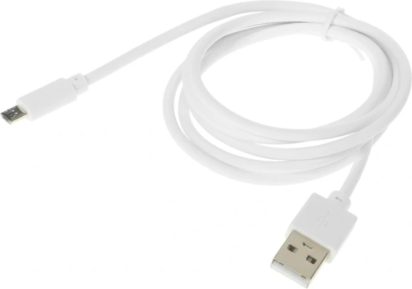 Кабель Digma MICROUSB-1.2M-WH USB (m)-micro USB (m) 1.2м белый Кабель Digma MICROUSB-1.2M-WH USB (m)-micro USB (m) 1.2м белый