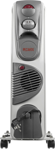 Радиатор масляный Ресанта ОМ-7НВ 1900Вт белый Радиатор масляный Ресанта ОМ-7НВ 1900Вт белый