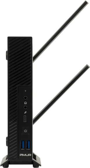 ПК Мини Amur Финвал H6I12 i5 13400 (2.5) 16Gb SSD512Gb UHDG 730 FreeDOS GbitEth WiFi BT 120W черный (RUS) (2127049)