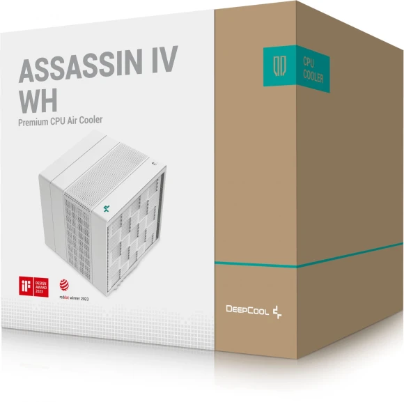 Устройство охлаждения(кулер) Deepcool Assassin IV Soc-AM5/AM4/1151/1200/2066/1700 белый 4-pin 29.3dB Al+Cu 280W 1575gr Ret (R-ASN4-WHNNMT-G)