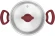 Кастрюля Rondell Heidi RDS-1112 2л. d=18см (с крышкой) стальной