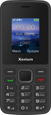 Мобильный телефон Xenium X175 черный моноблок 2Sim 1.77" 128x160 Nucleus GSM900/1800 MP3 FM Мобильный телефон Xenium X175 черный моноблок 2Sim 1.77" 128x160 Nucleus GSM900/1800 MP3 FM