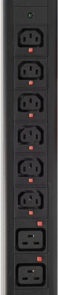 Блок распределения питания Powercom PDU-32AV24-18C3-6C9-3P верт.размещ. 18xC13 6xC19 3x32A IEC 60309 2м