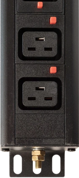 Блок распределения питания Powercom PDU-32AV24-18C3-6C9-3P верт.размещ. 18xC13 6xC19 3x32A IEC 60309 2м