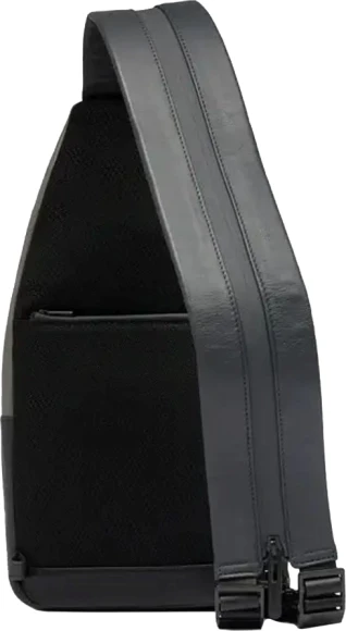 Рюкзак слинг мужской Piquadro Urban CA6540UB00/NGR черный/серый кожа