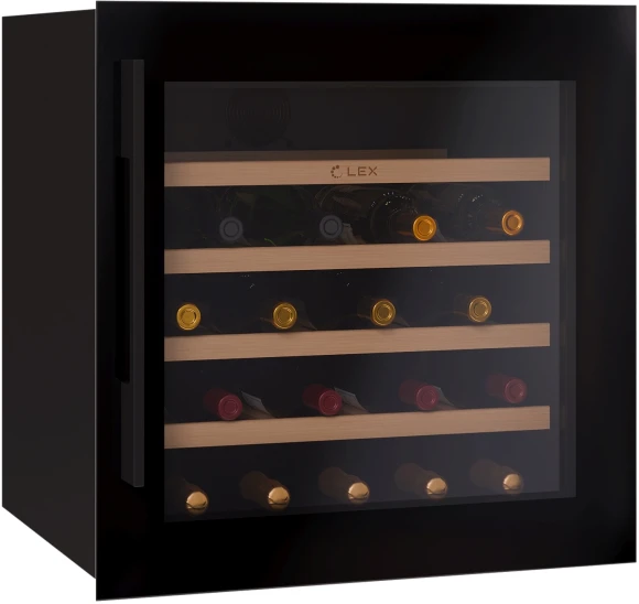 Винный шкаф Lex LWD6036BL 1-нокамерн. черный стекло (CHAT500006) Винный шкаф Lex LWD6036BL 1-нокамерн. черный стекло (CHAT500006)
